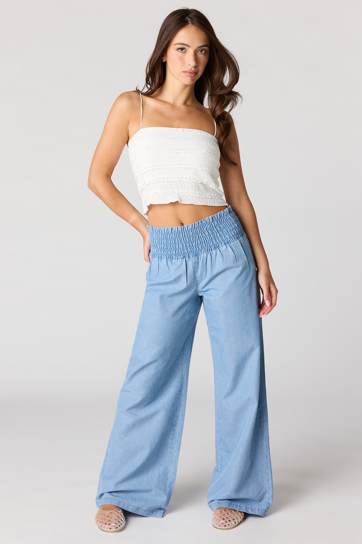 Palazzo en denim