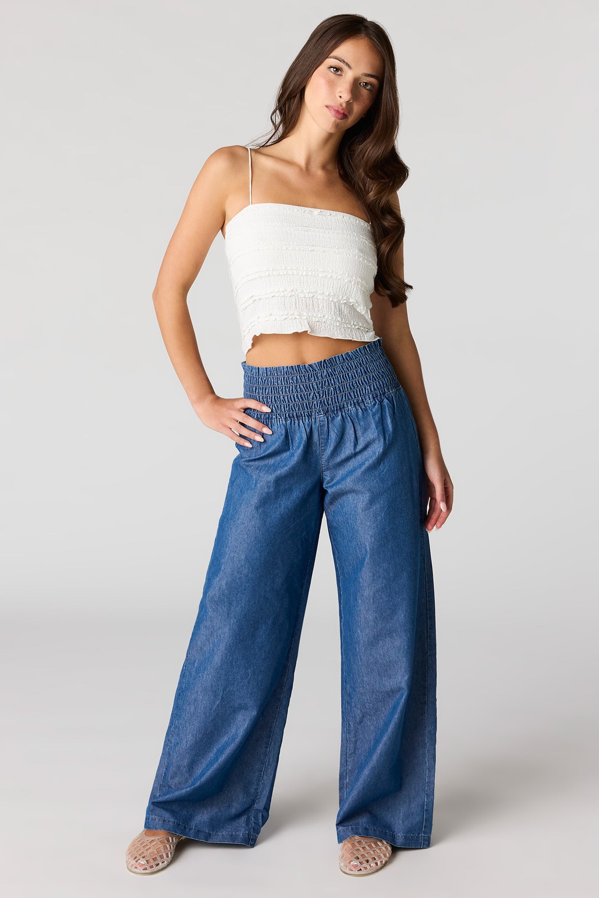 Palazzo en denim