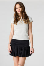 Minijupe-short fluide