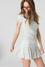 Minijupe-short fluide