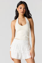 Lace Tiered Mini Skort