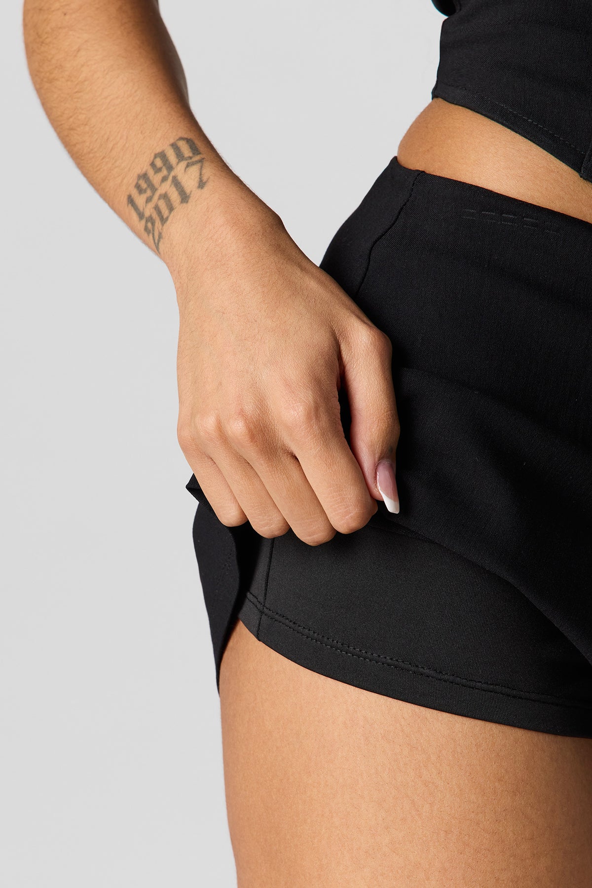 Alt View 4. Mini Skort - Black