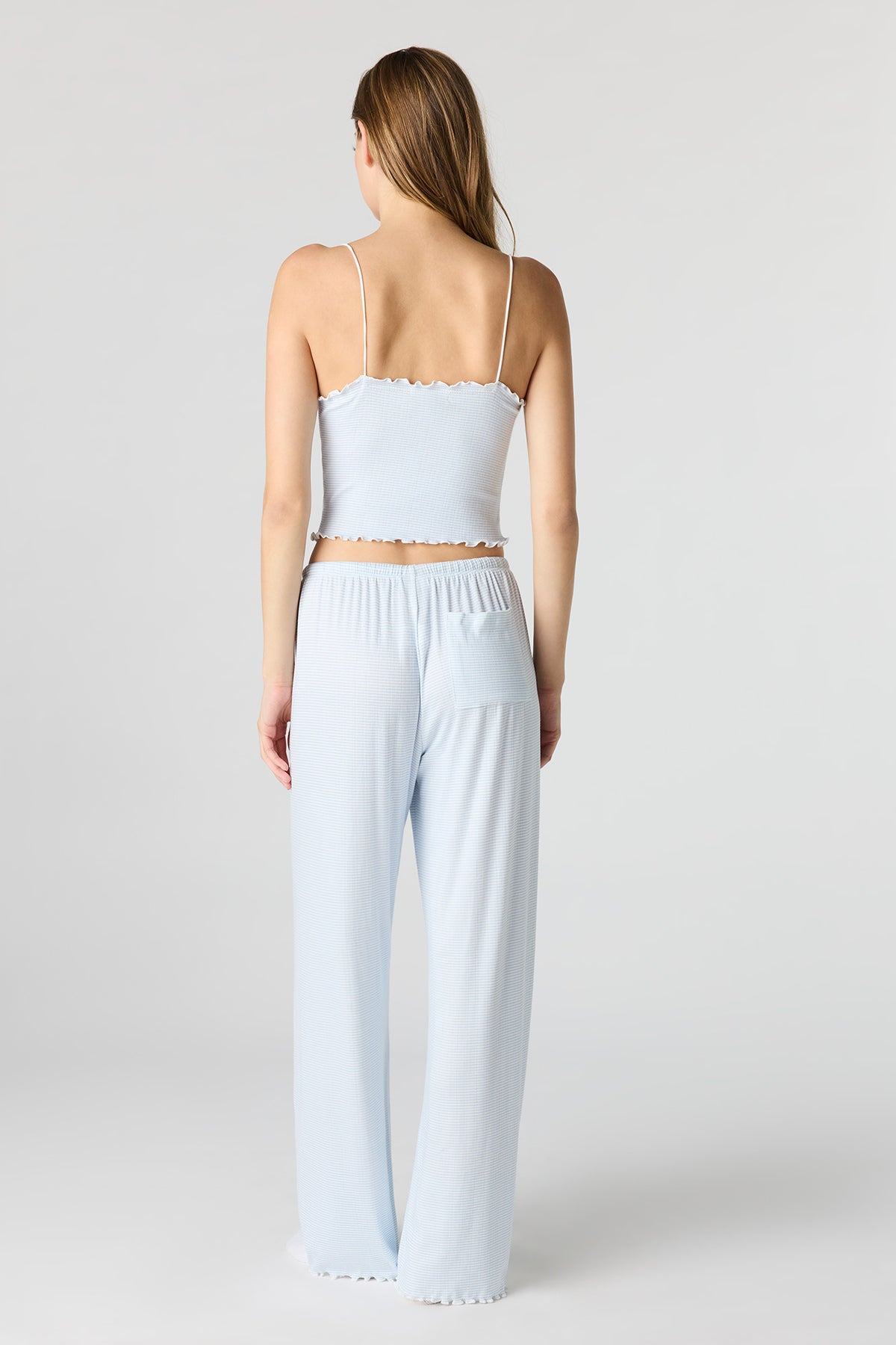 Alt View 13. Pointelle Tank & Pant Pajama Set - Yellow