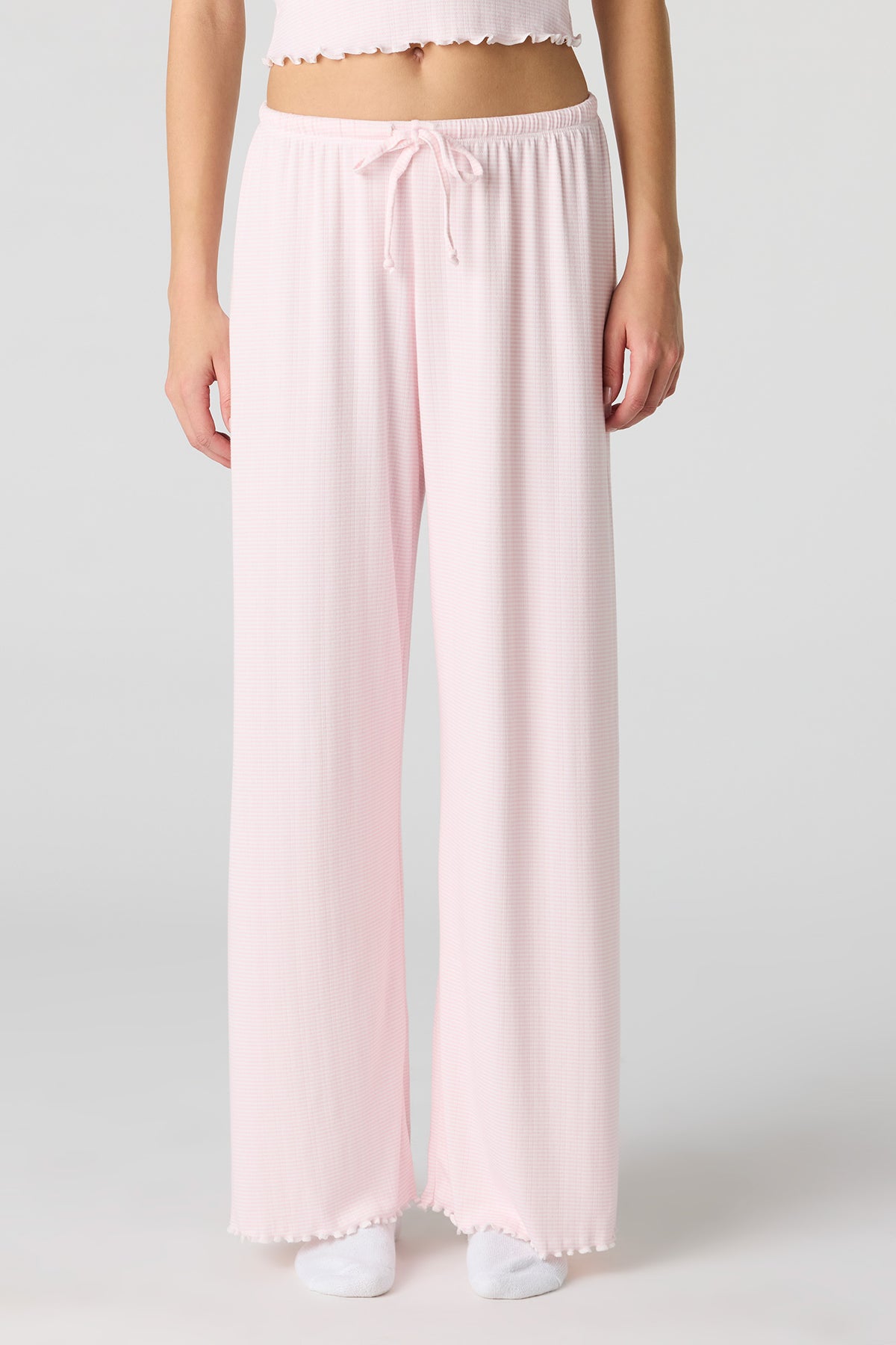 Alt View 21. Pointelle Tank & Pant Pajama Set - Yellow