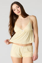 Babydoll Tank & Short Pajama Set
