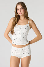 Ribbed Tank & Short Pajama Set