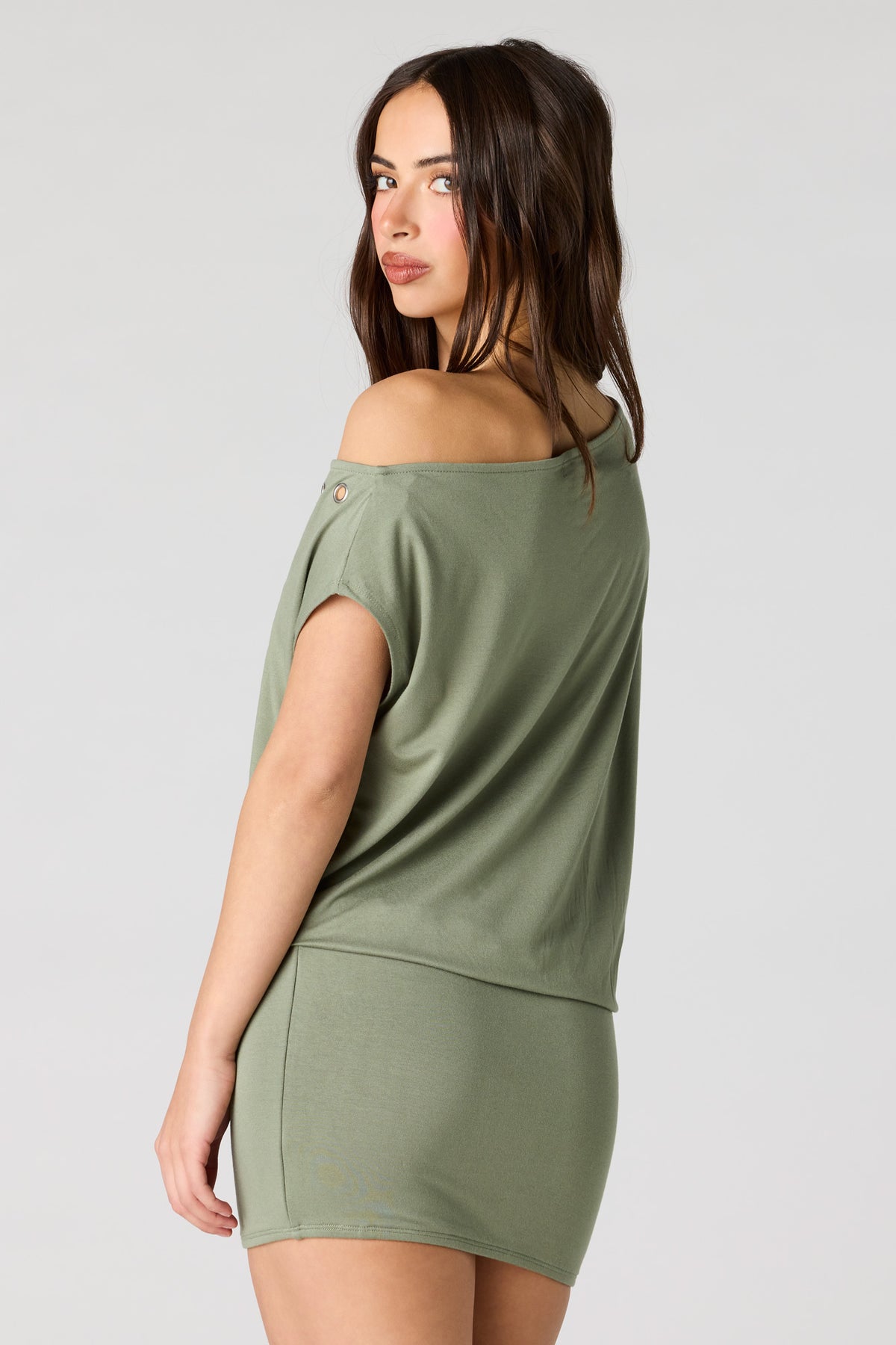 Dolman Eyelet Mini Dress – Urban Planet