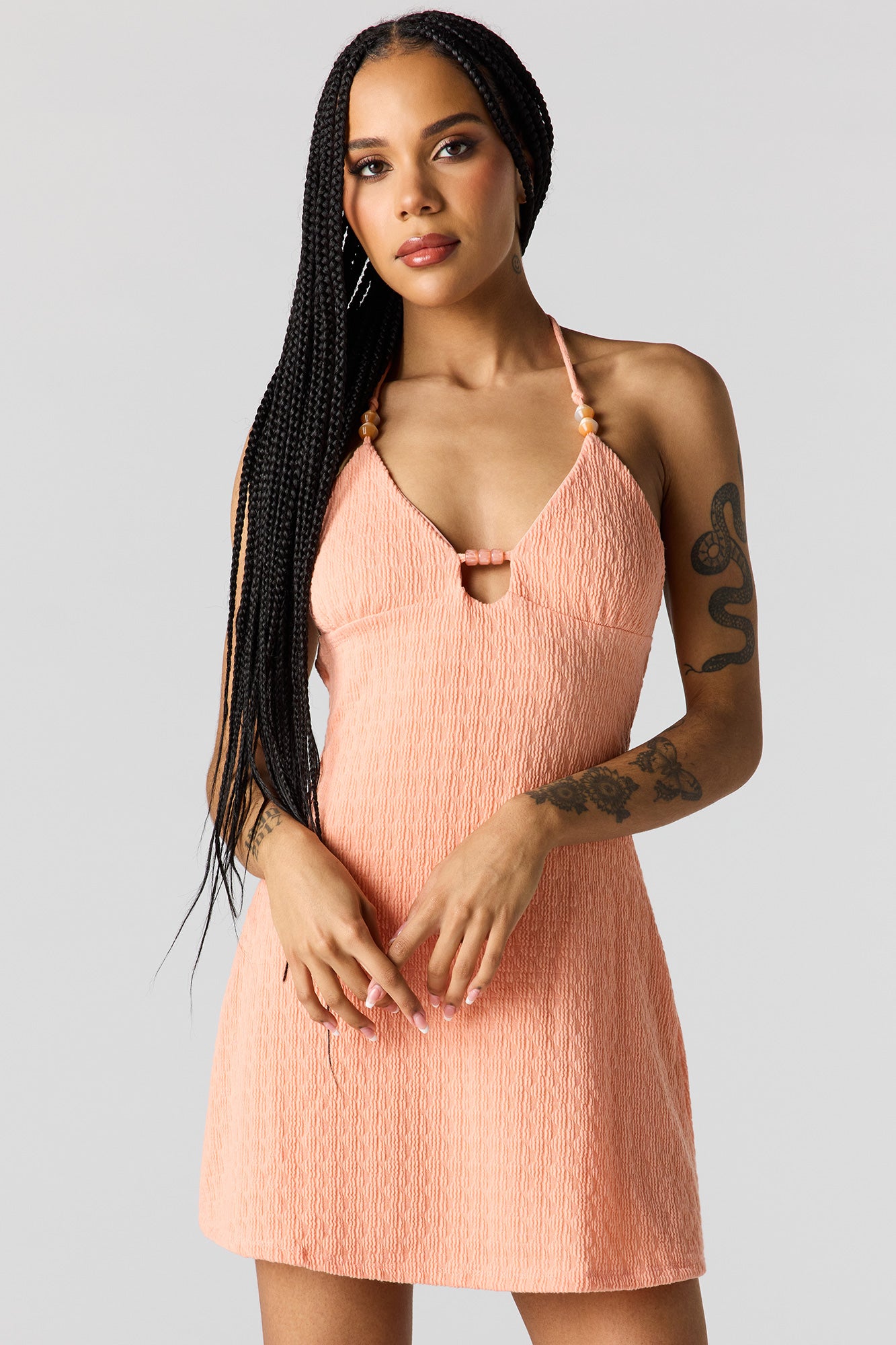 meghan halter dress Meghan Midi Dress – Amaroso Boutique main image 0