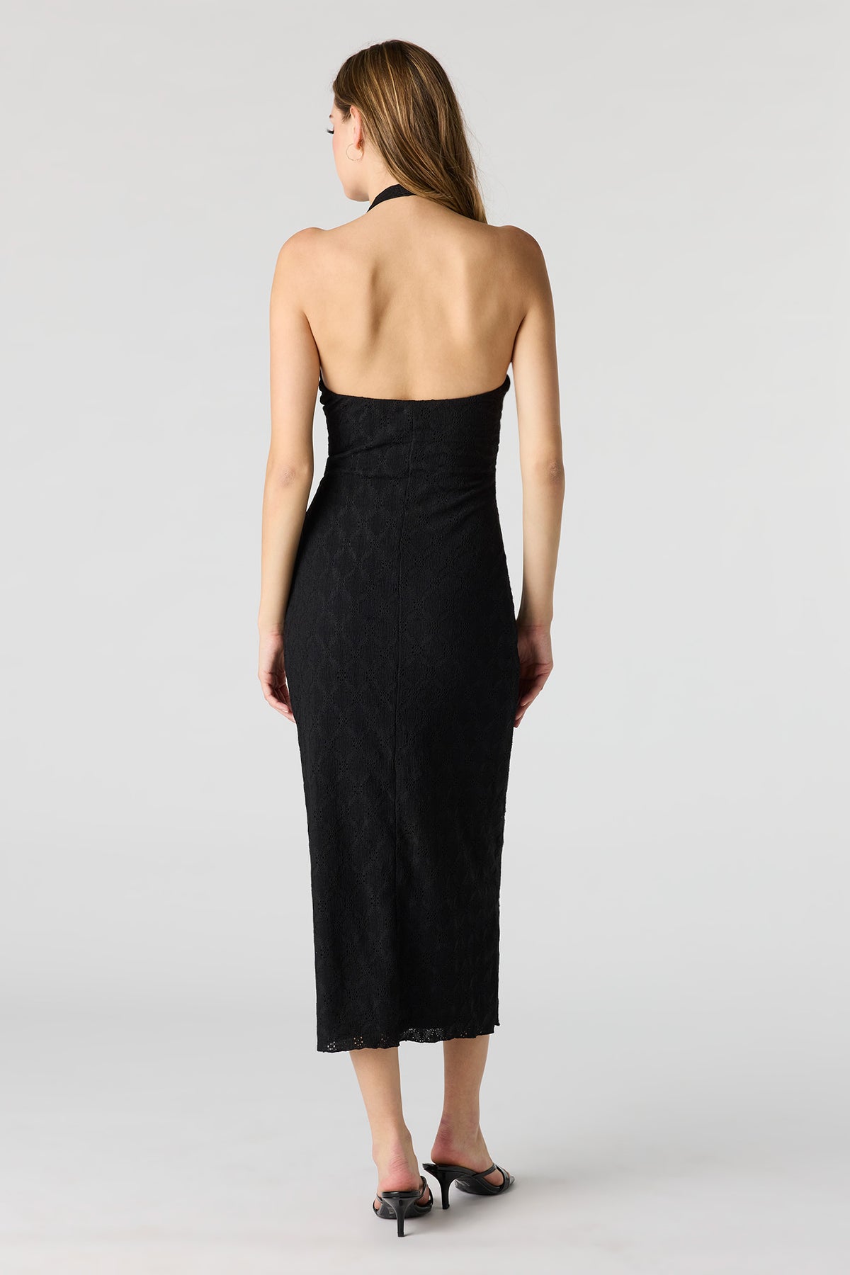 Vue alternative 3. Robe bain-de-soleil midi texturée sans soutien-gorge intégré