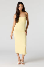 Braless Popcorn Midi Dress