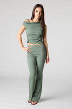 Pantalon texturé
