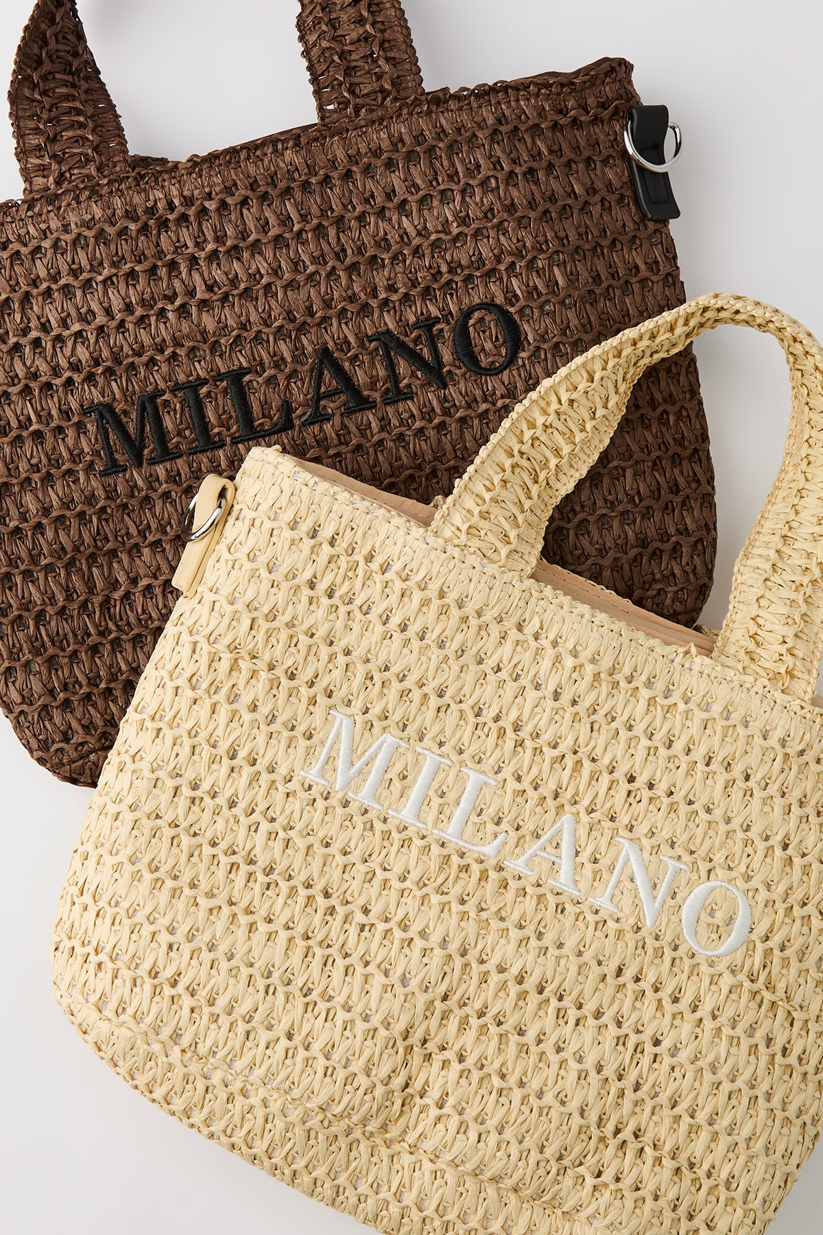 Alt View 4. Straw Crossbody Bag - Beige