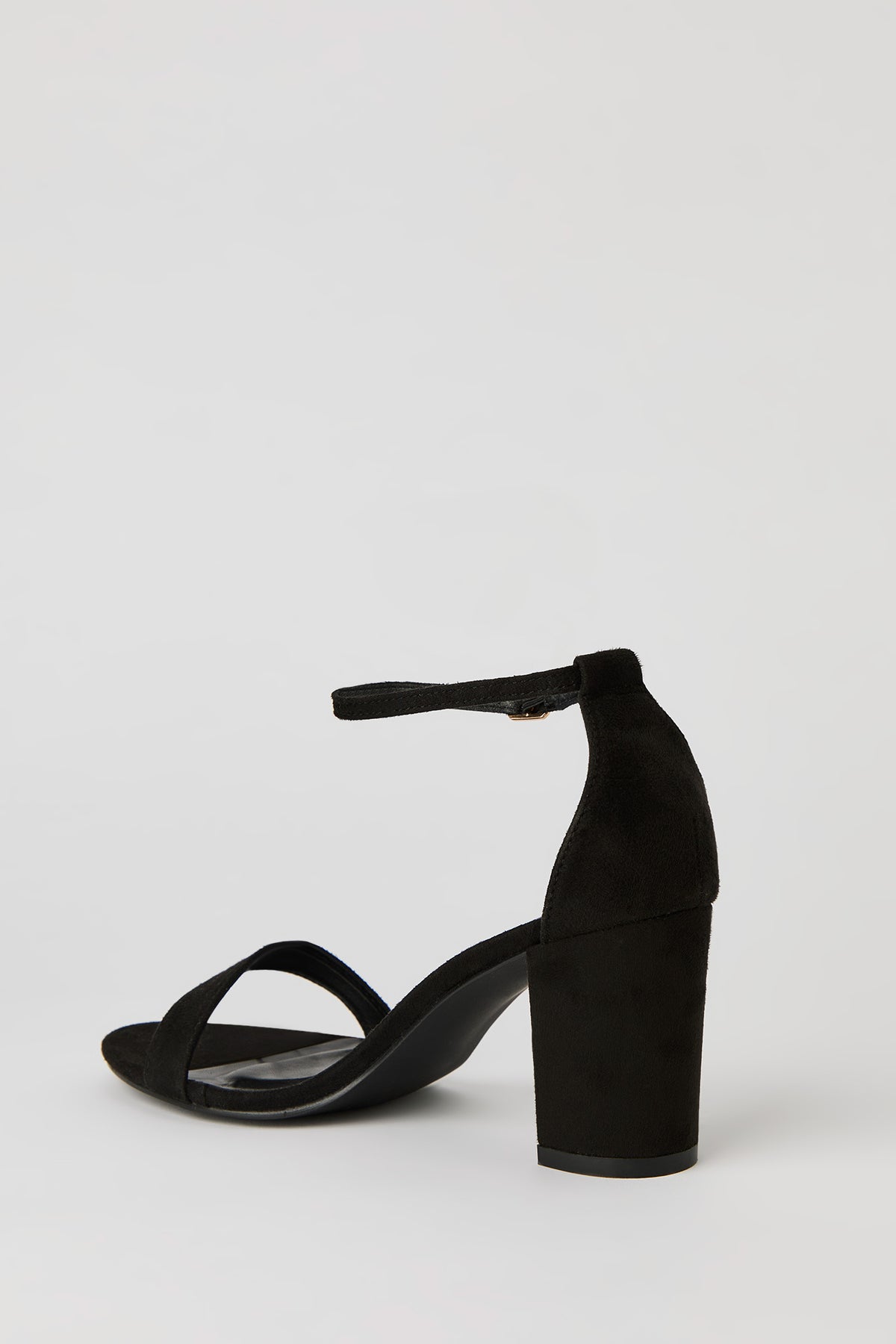 Alt View 5. Banded Block Heel - Black