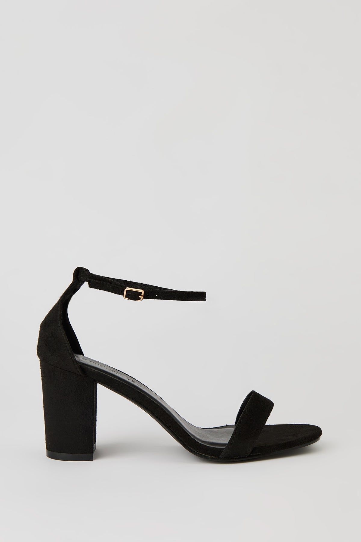 Banded Block Heel - Black