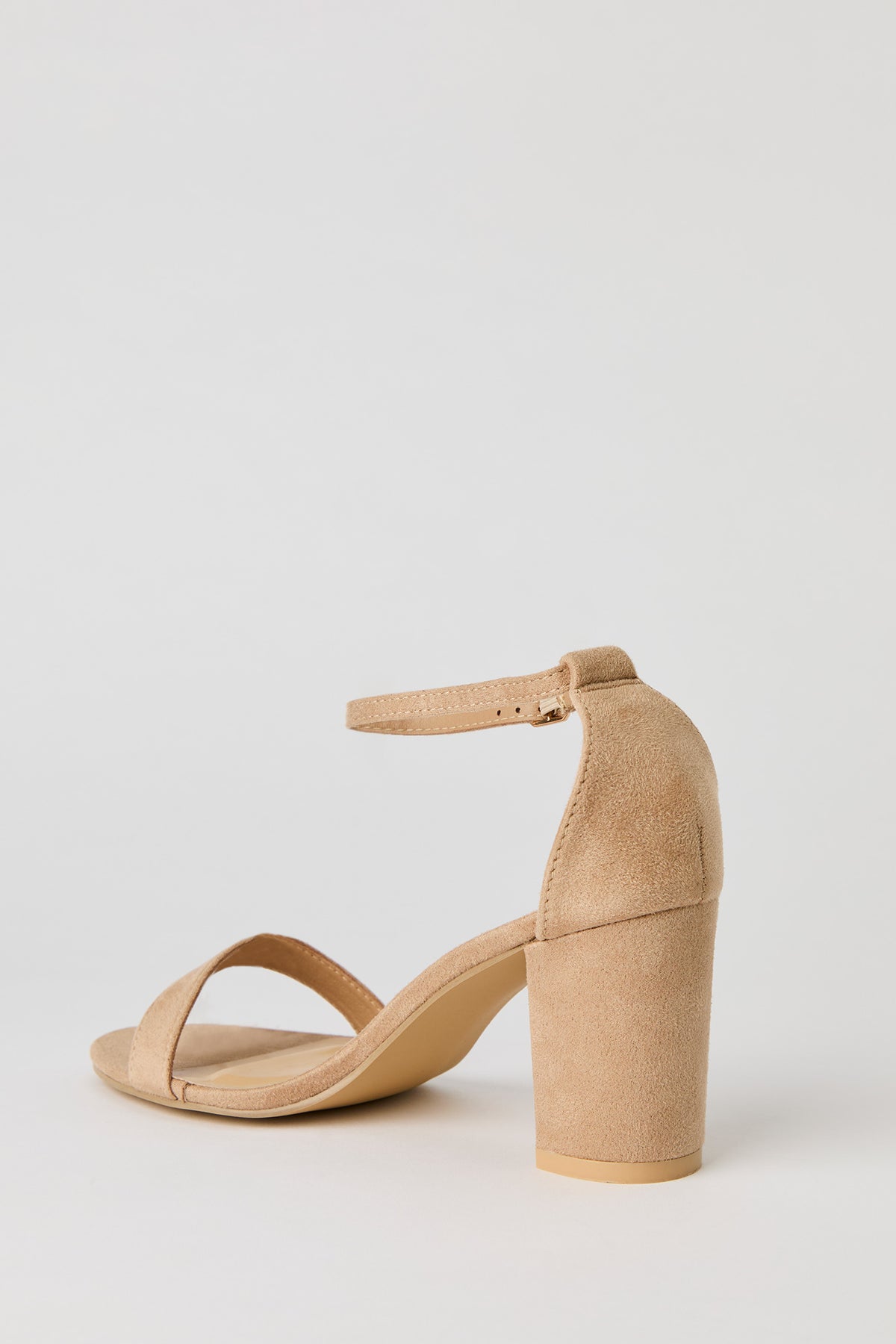 Alt View 5. Banded Block Heel - Natural
