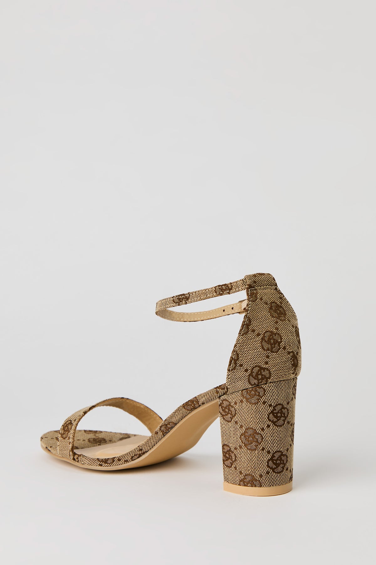 Alt View 5. Banded Block Heel - Brown
