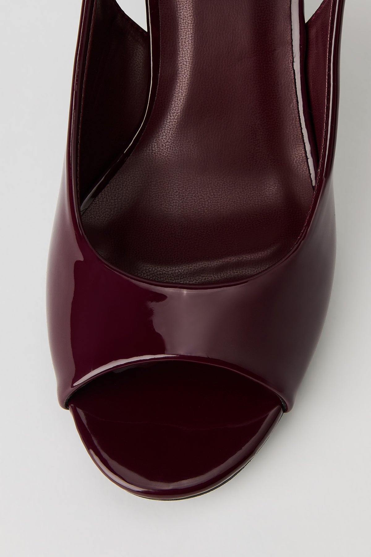 Alt View 4. Slingback Kitten Heel - Burgundy