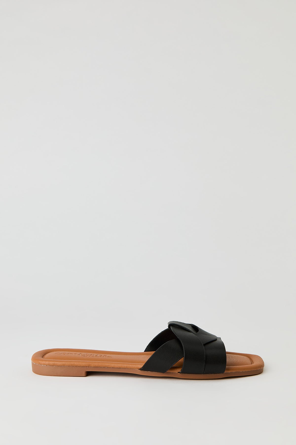 Sandales avec bandes tissées
