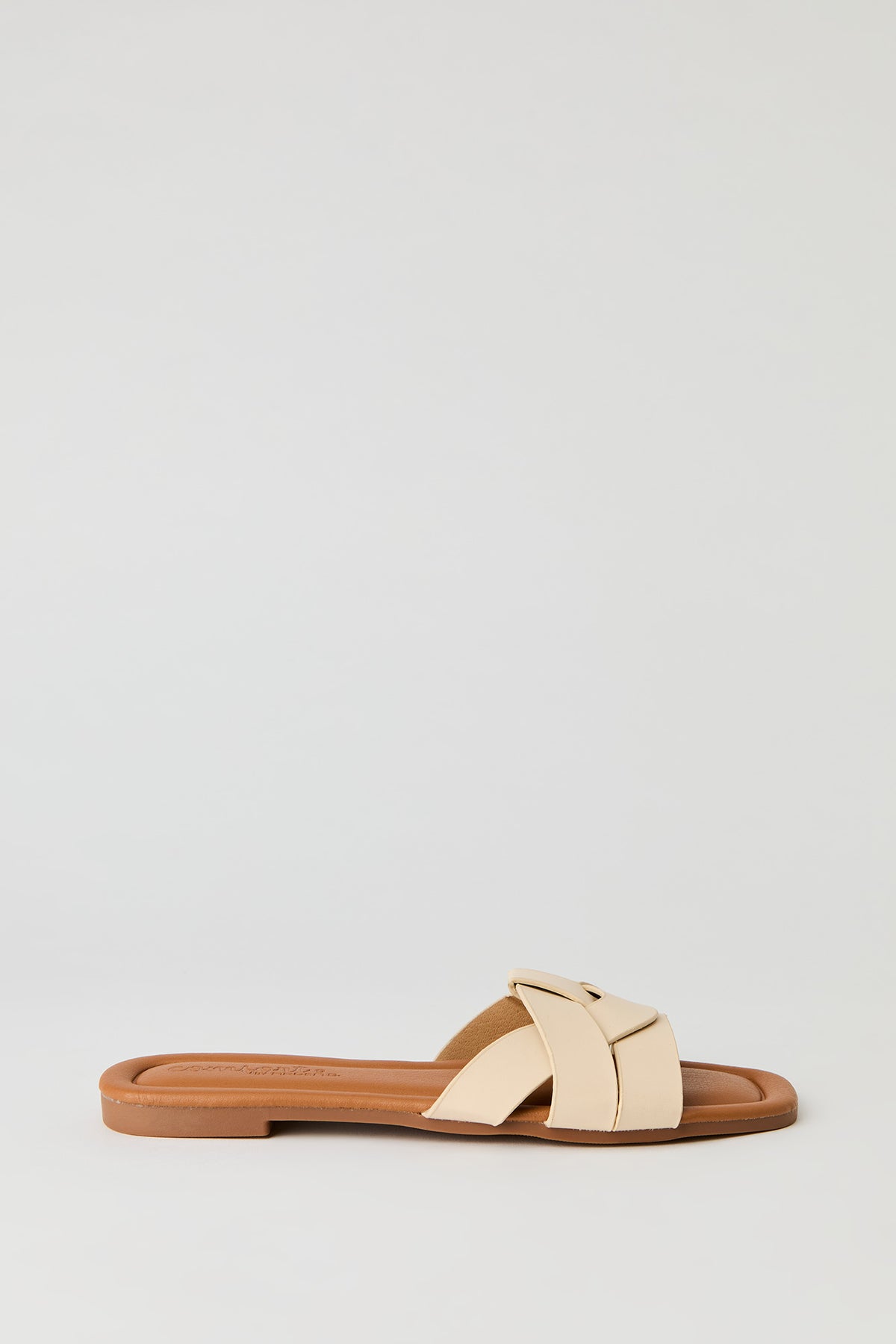Weaved Band Sandal - Ivory