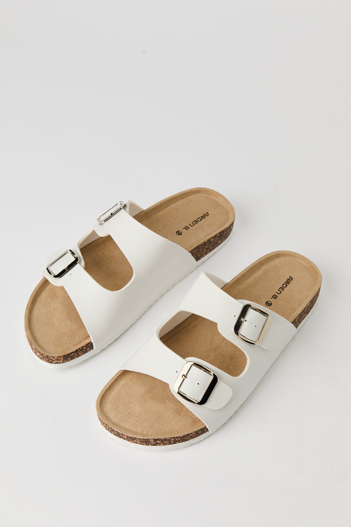 Vue alternative 2. Sandales avec semelles en liège et double boucle