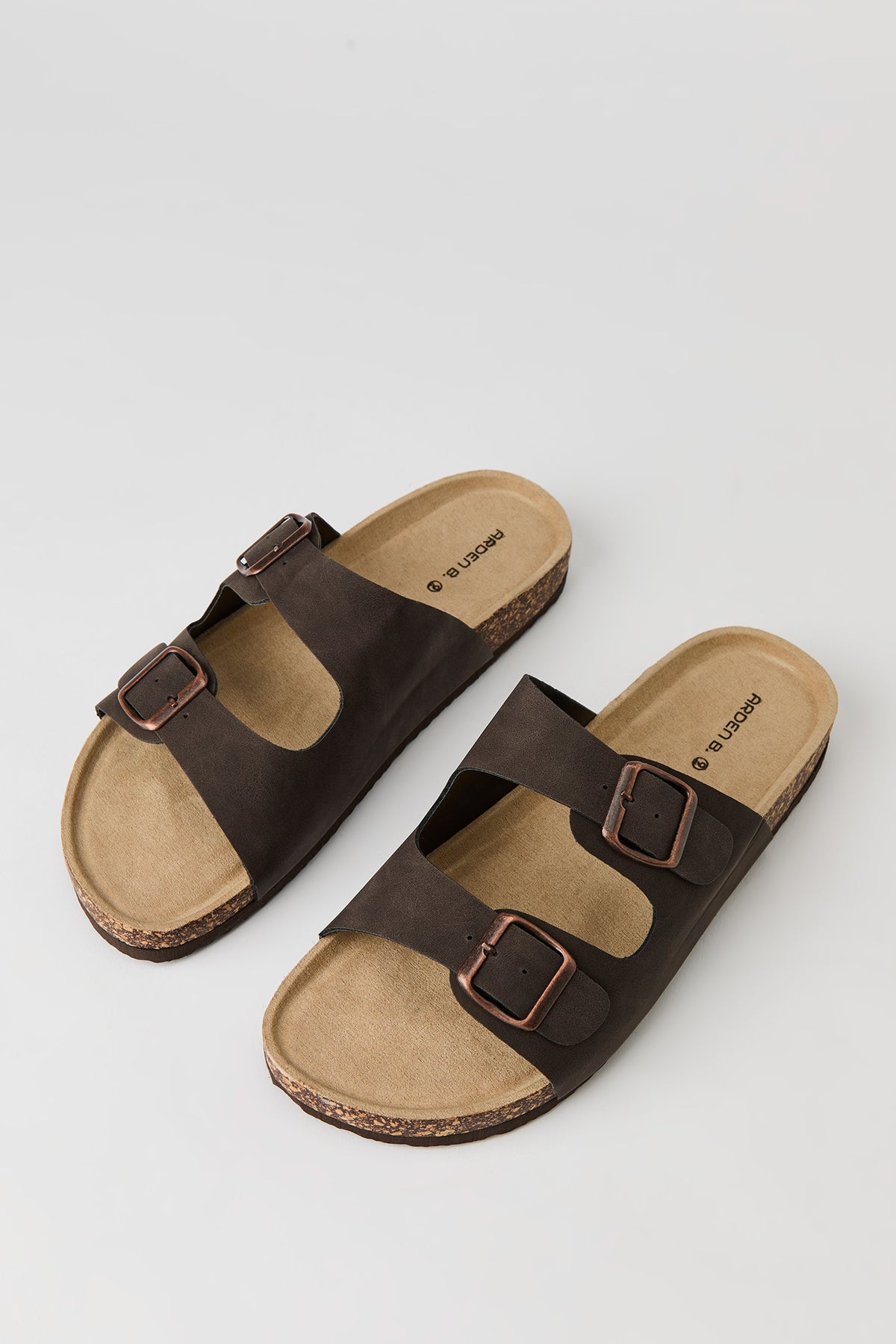 Vue alternative 2. Sandales avec semelles en liège et double boucle