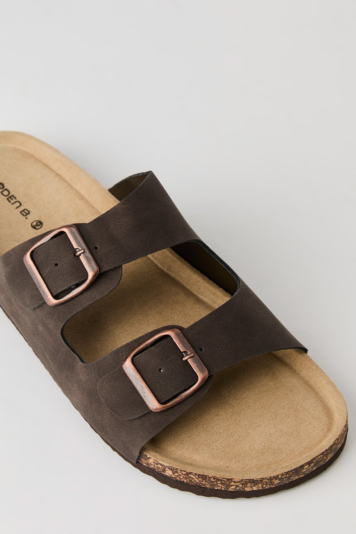 Vue alternative 3. Sandales avec semelles en liège et double boucle