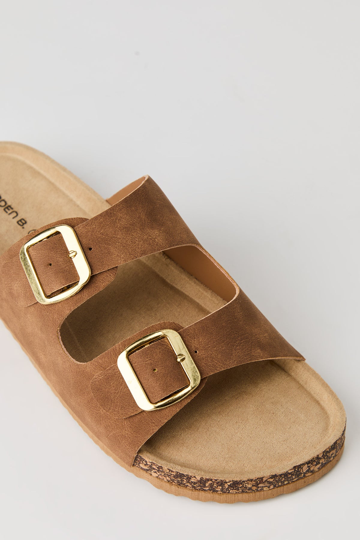 Vue alternative 3. Sandales avec semelles en liège et double boucle