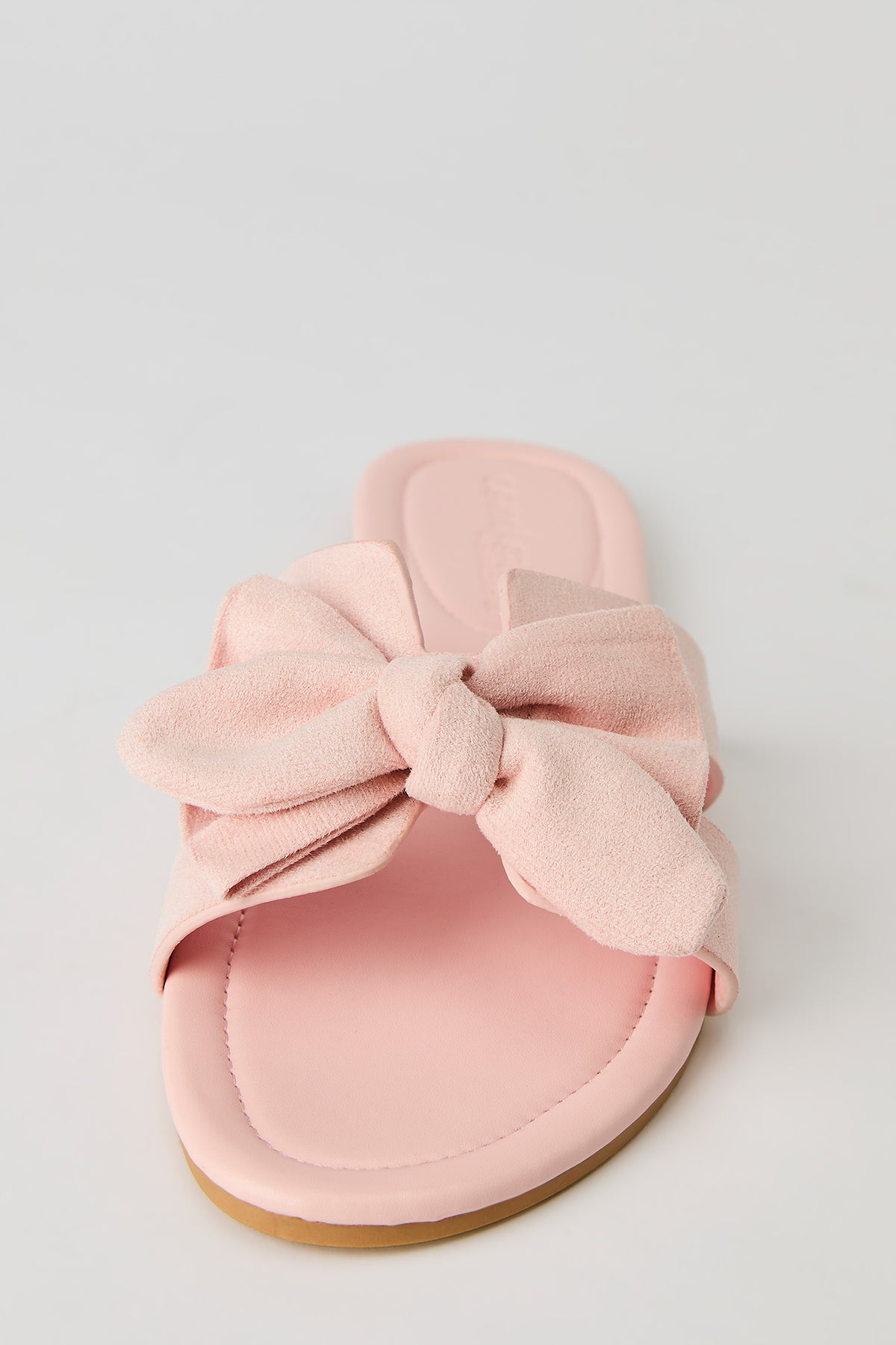 Alt View 3. Knit Bow Band Sandal - Light Pink