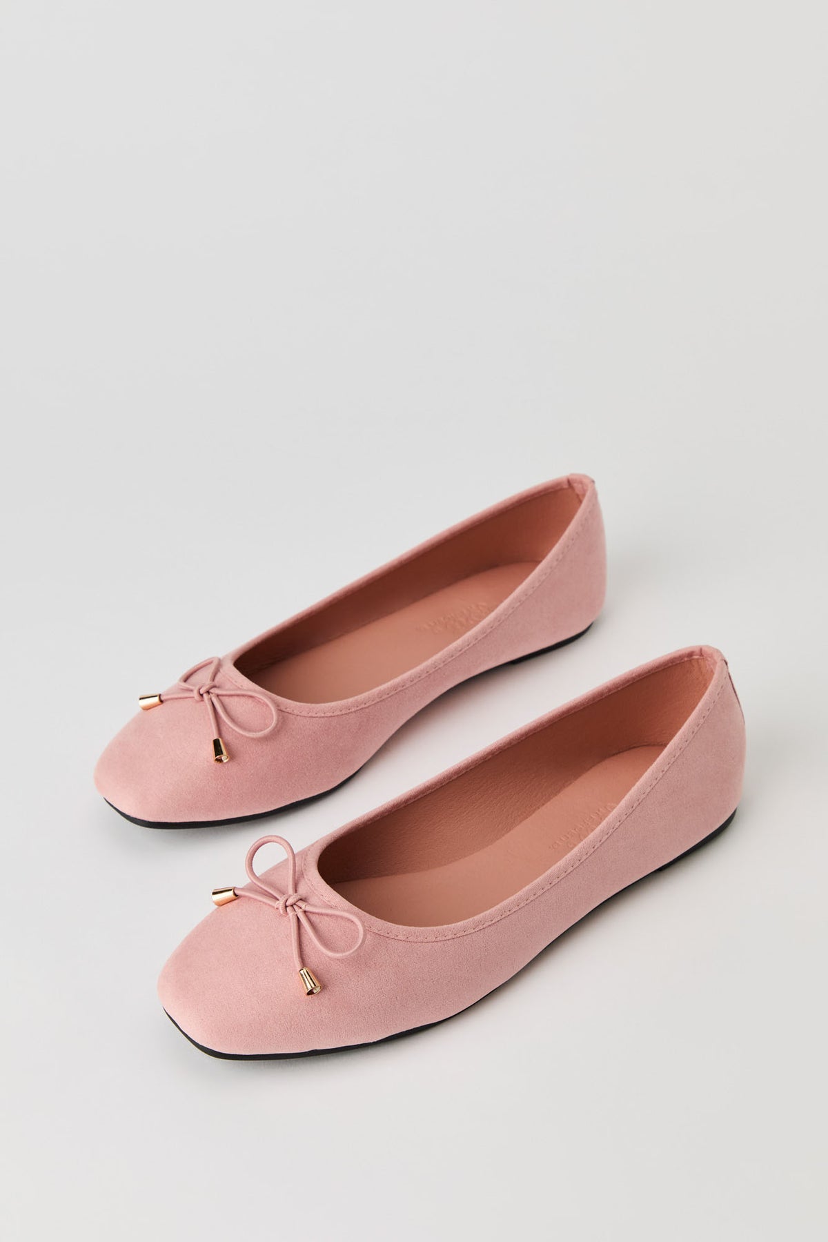 Alt View 2. Bow Ballet Flat - Light Pink