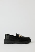 Gold Buckle Loafer