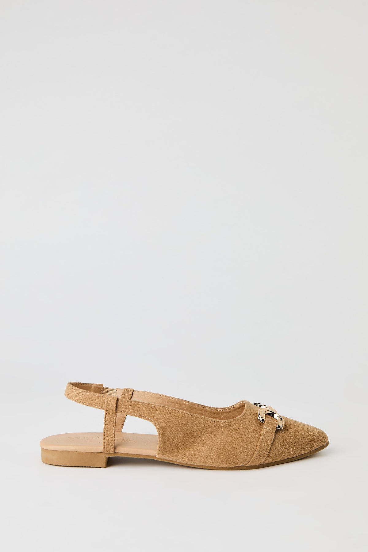 Souliers plats avec bridons à motif
