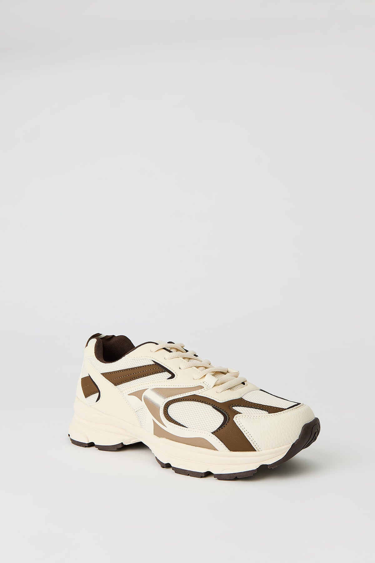 Alt View 2. Mesh Running Shoe - Natural