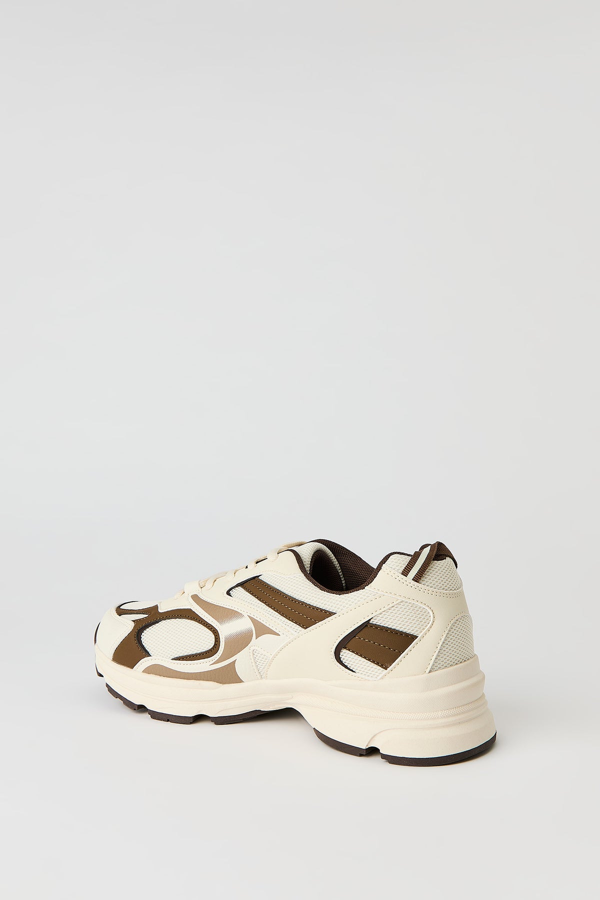 Alt View 3. Mesh Running Shoe - Natural