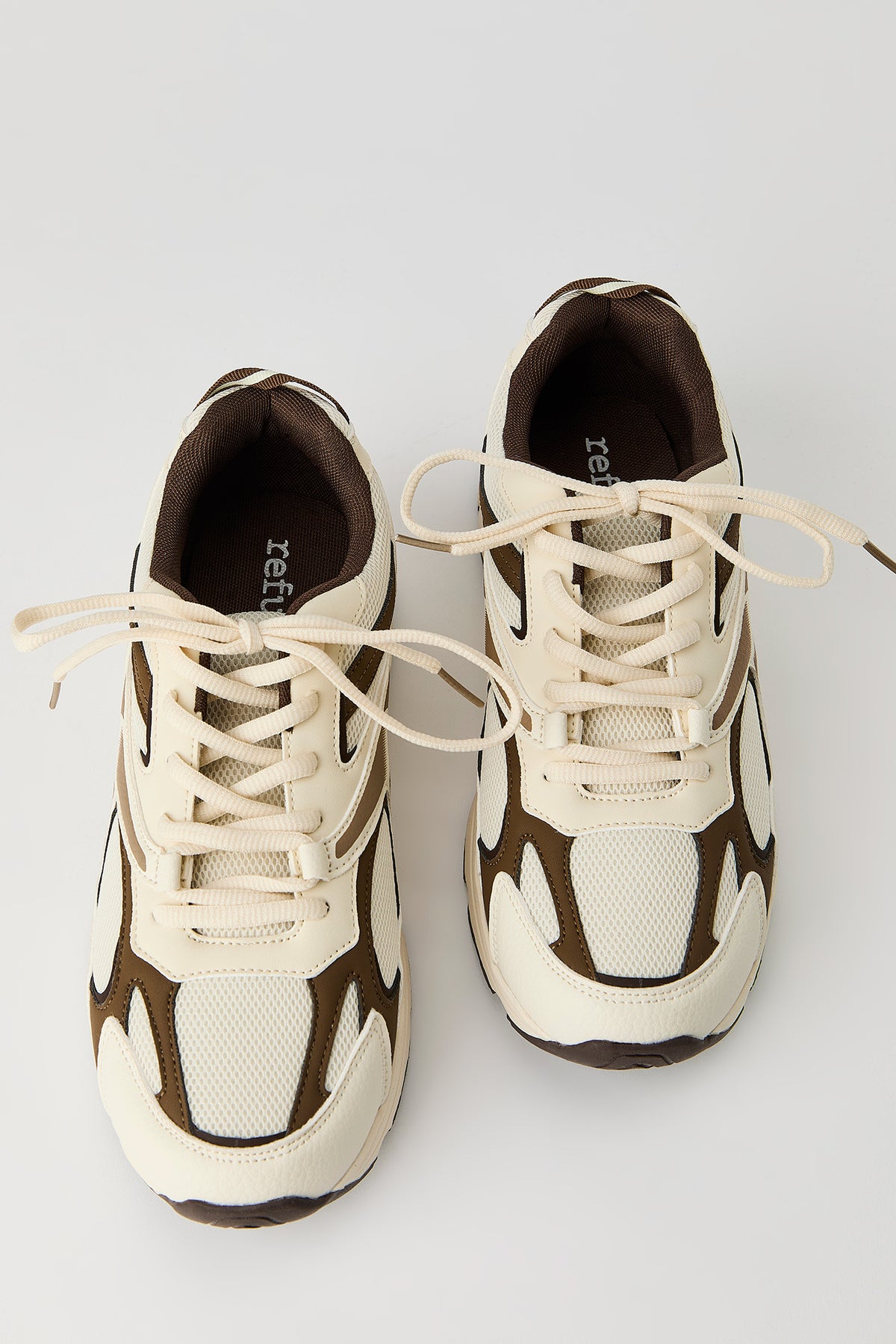 Alt View 4. Mesh Running Shoe - Natural