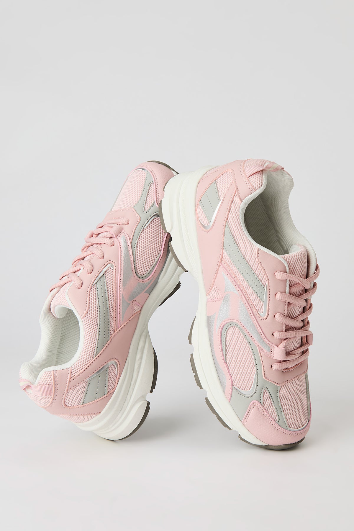 Alt View 4. Mesh Running Shoe - Light Pink