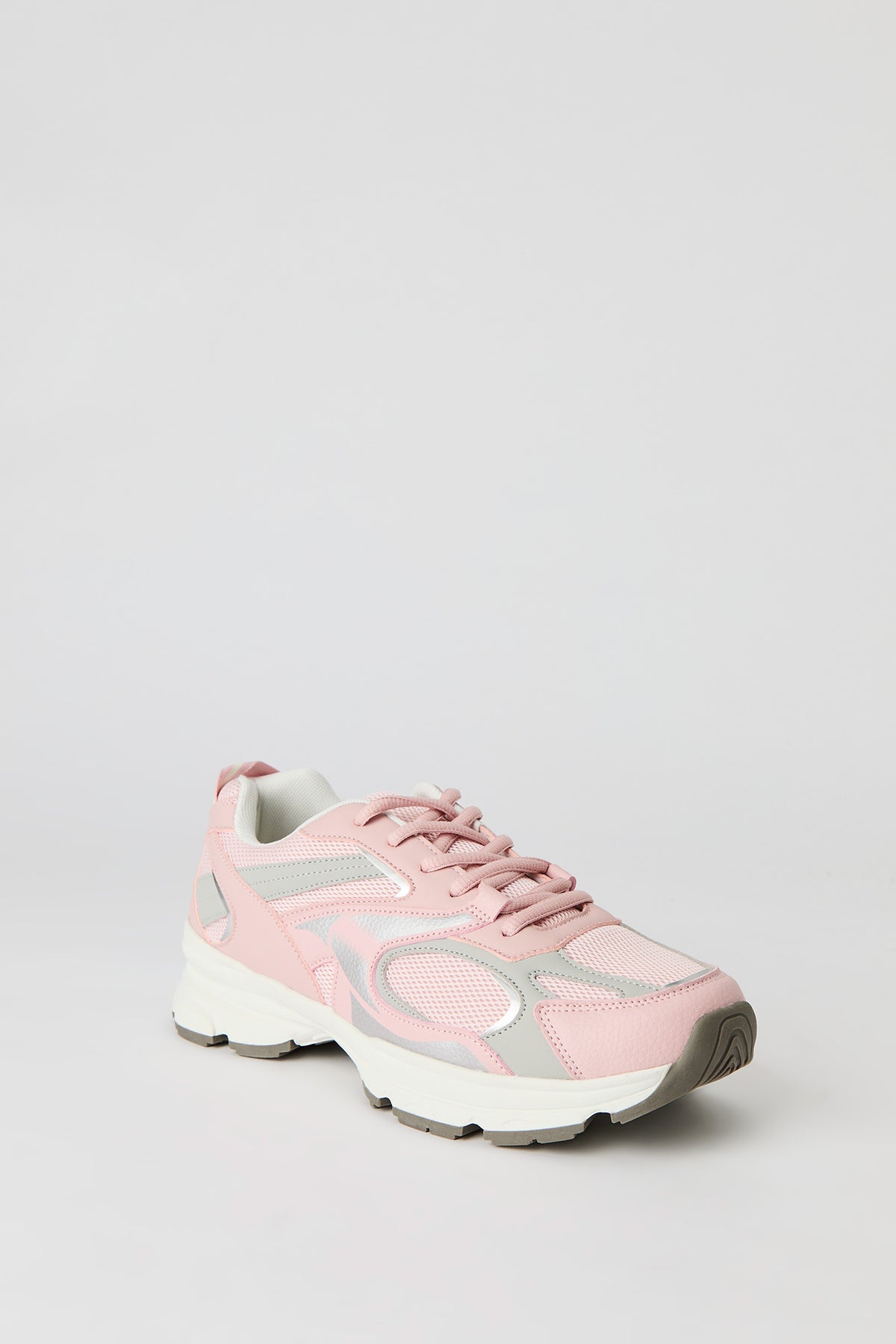 Alt View 2. Mesh Running Shoe - Light Pink