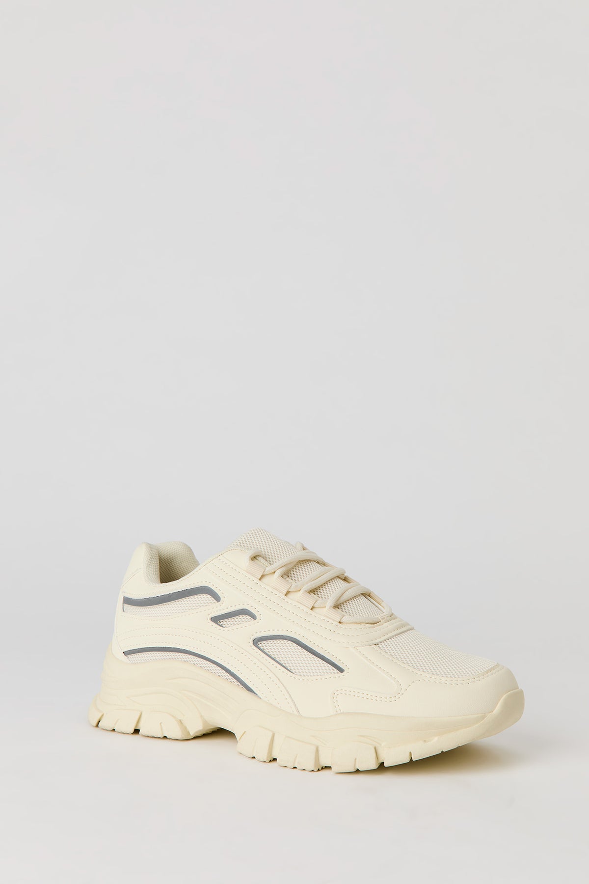 Vue alternative 2. Espadrilles en filet à semelle épaisse