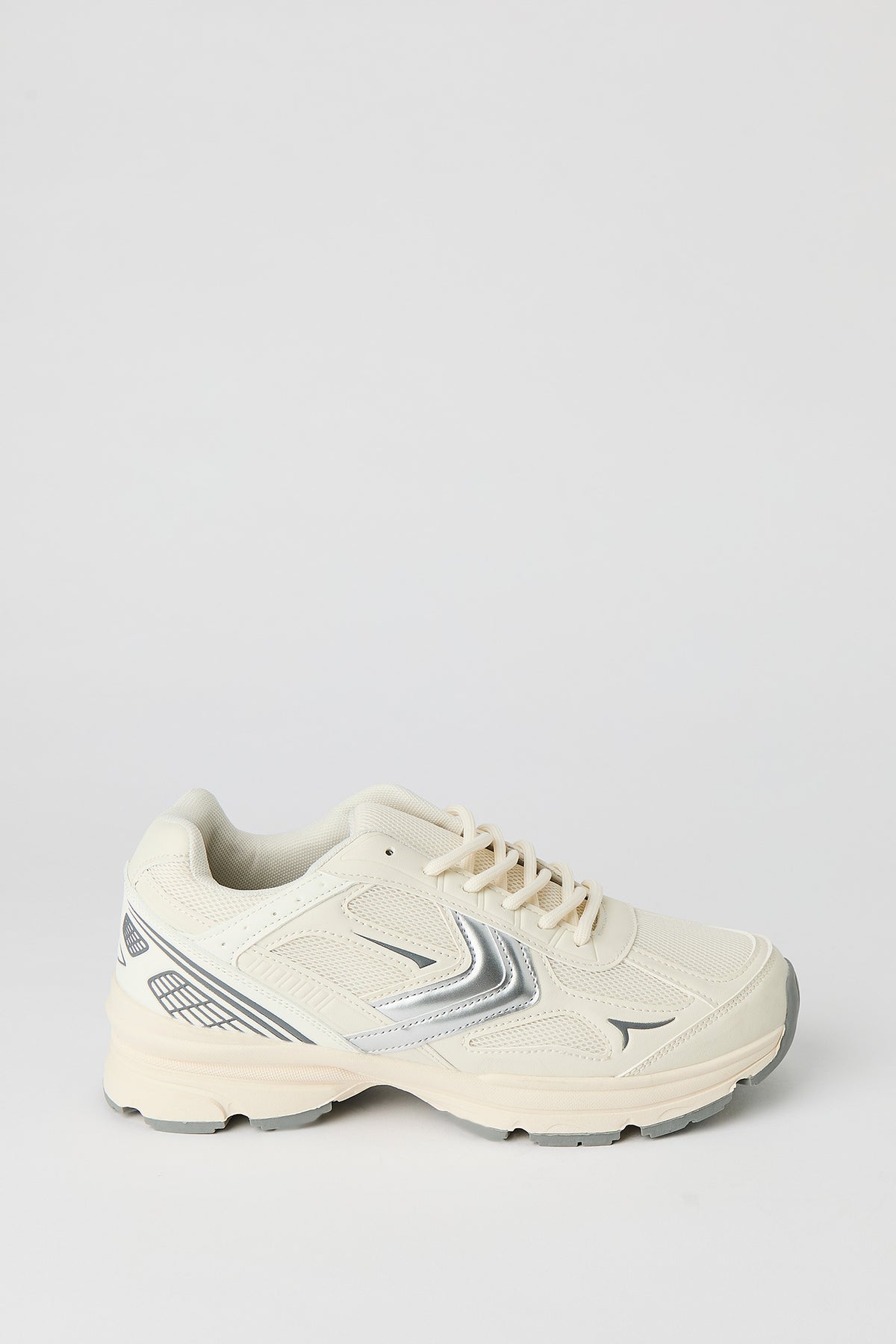 Espadrilles en filet métallisé