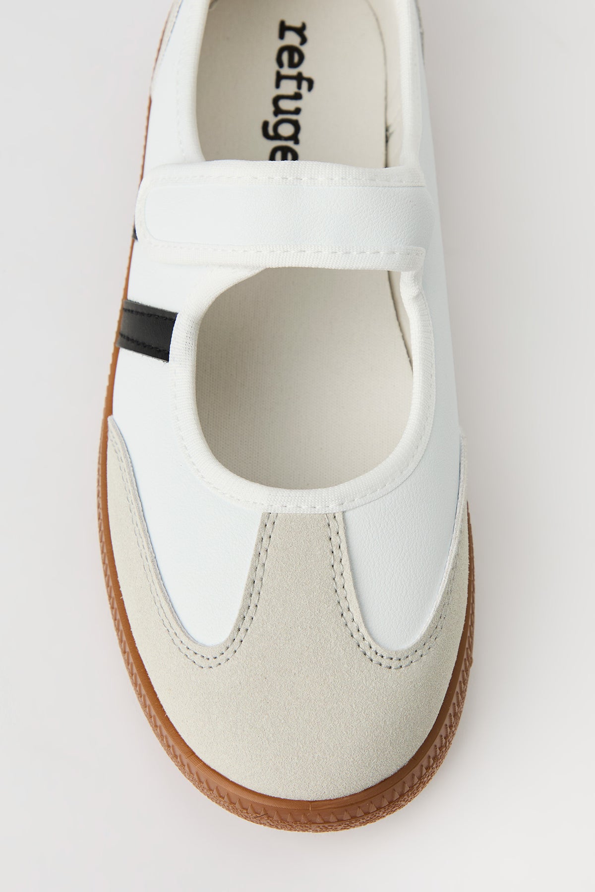 Alt View 3. Mary Jane Sneaker - White