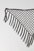 Écharpe triangulaire en filet