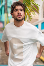 Number Graphic Boxy Fleece T-Shirt