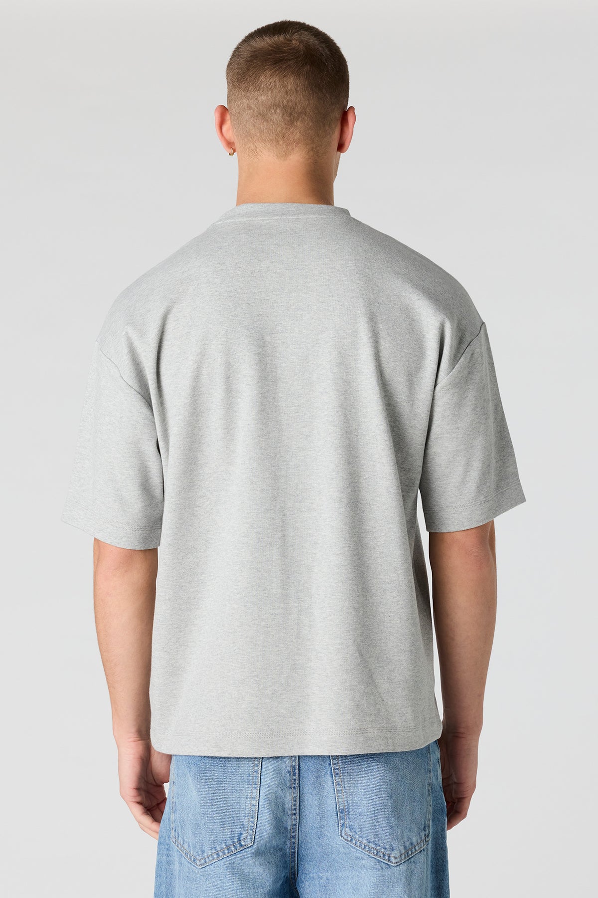 Alt View 2. Oversized T-Shirt - Heather Grey