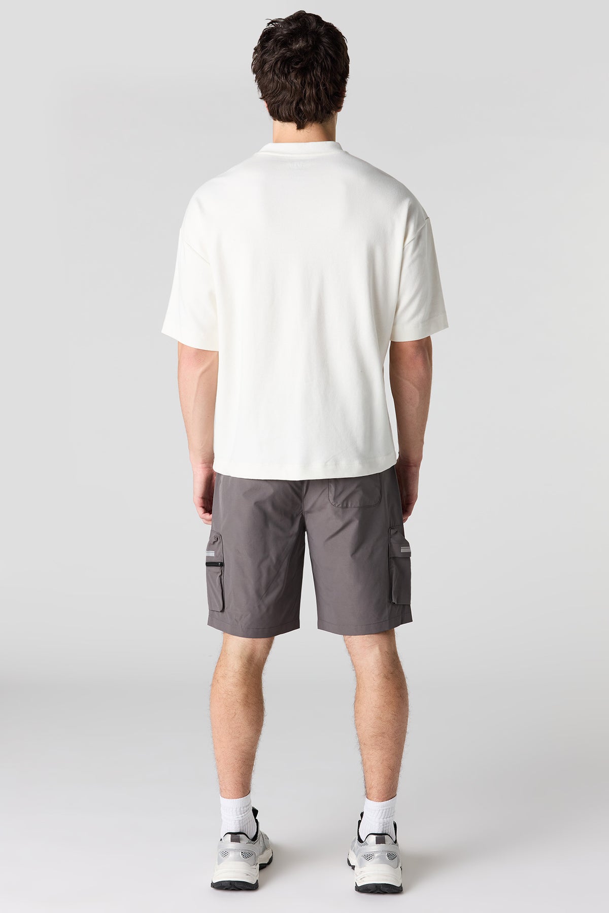 Alt View 4. Cargo Pocket Short - Dark Grey