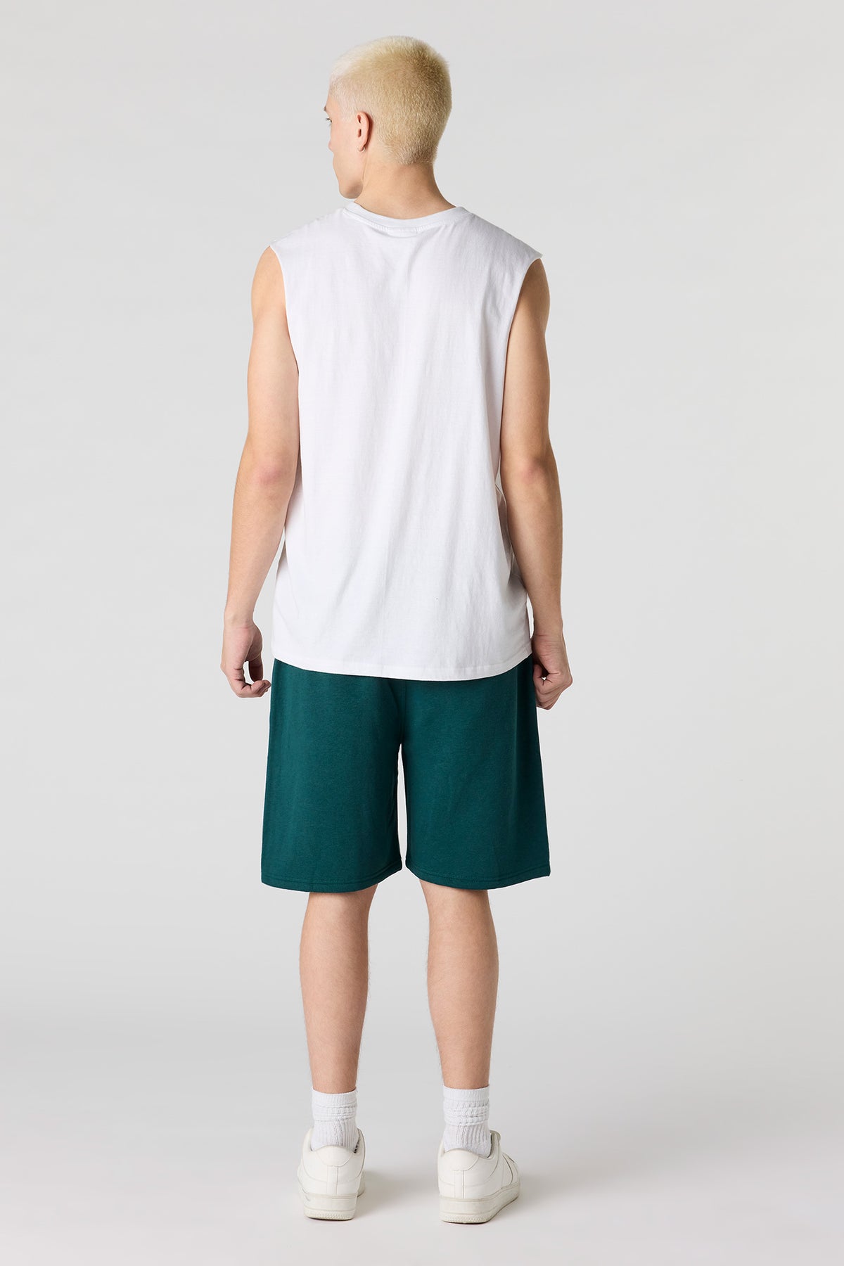 Vue alternative 3. Short en molleton uni
