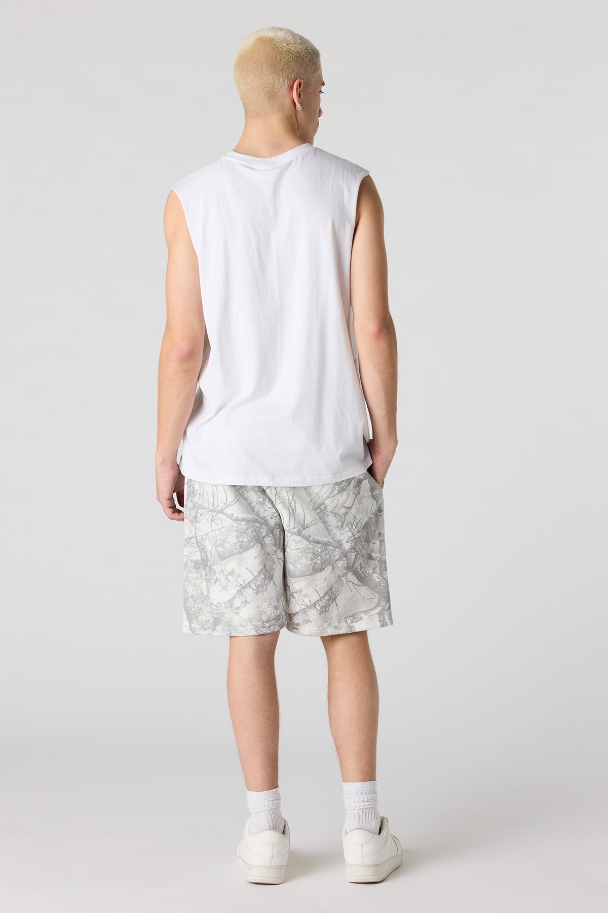 Vue alternative 3. Short en molleton uni