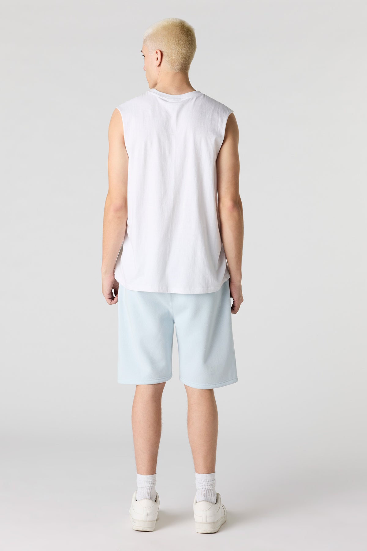 Vue alternative 3. Short en molleton uni