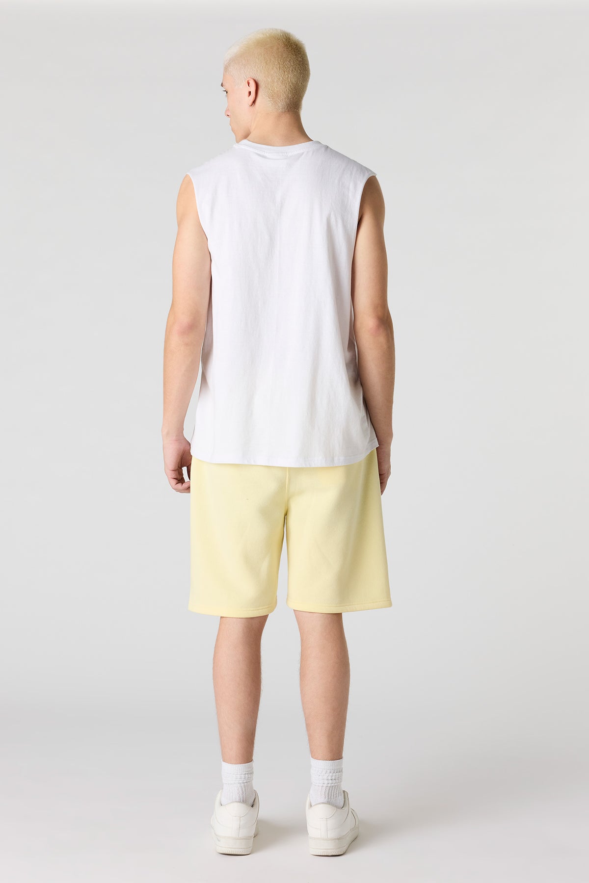Vue alternative 3. Short en molleton uni