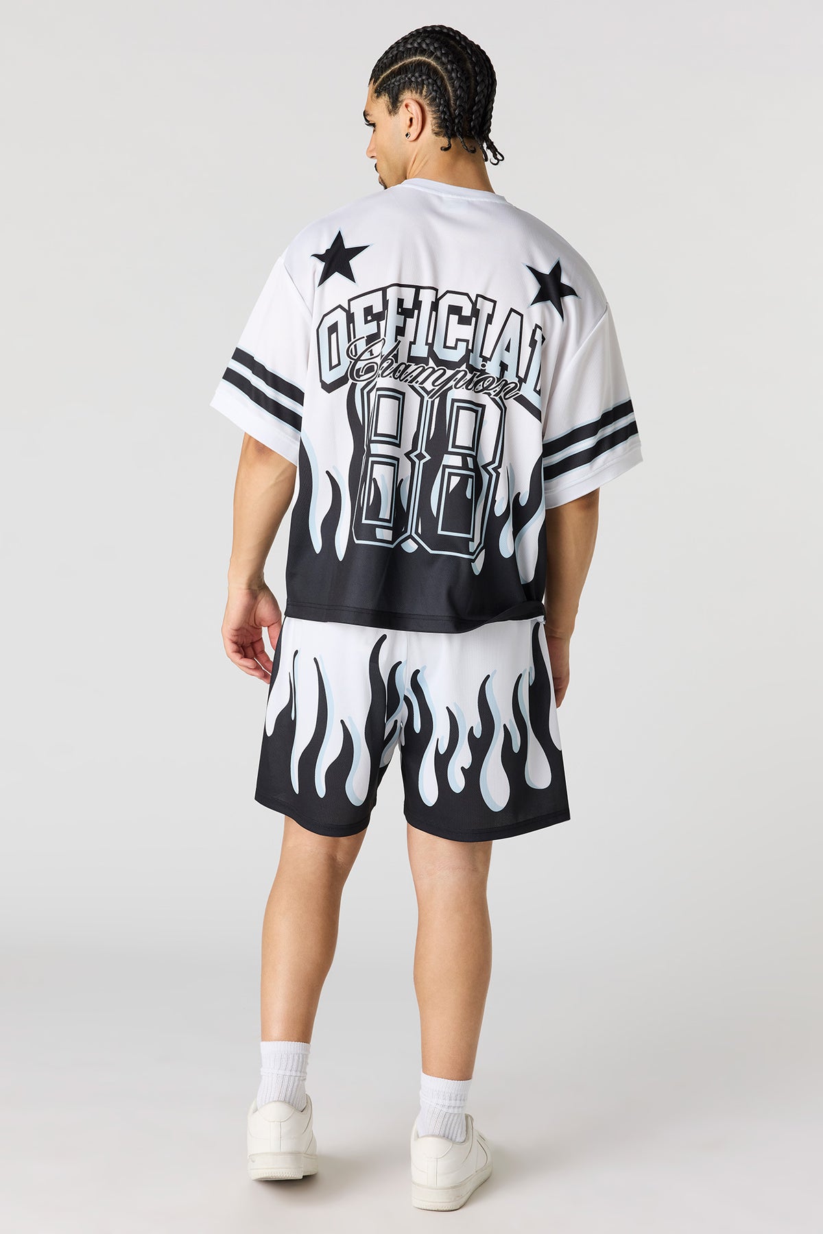 Vue alternative 3. Short en filet à imprimé Champion