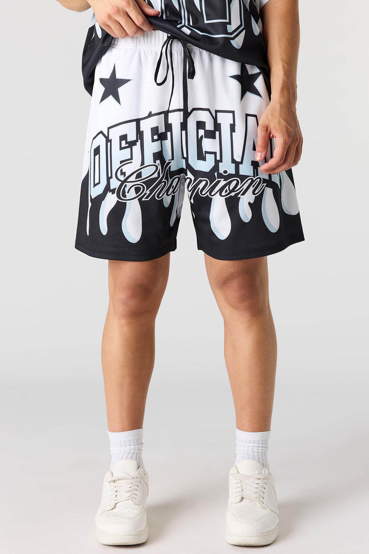 Short en filet à imprimé Champion