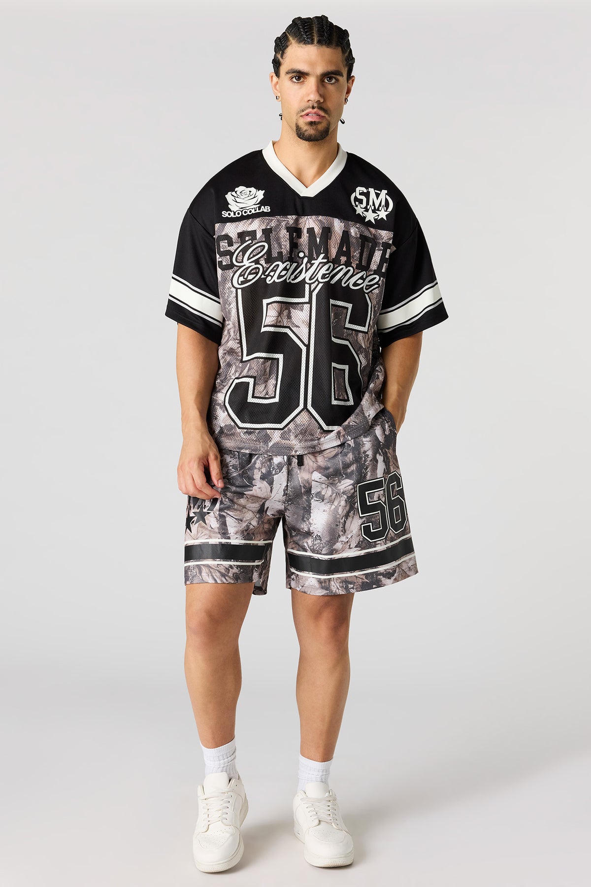 Alt View 2. Mesh Graphic Short - Camouflage